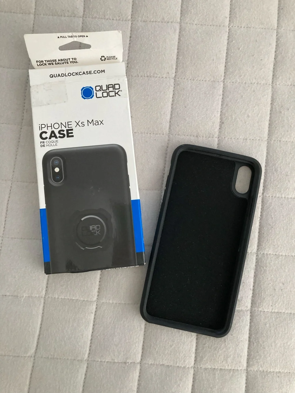 Black iPhone Xs Max Protective Mount Case with Utility Belt Clip